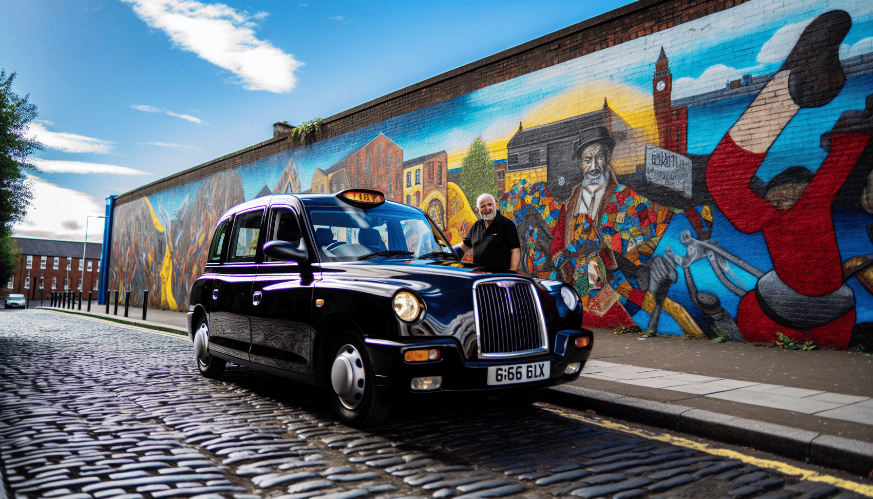 black cab tour of belfast